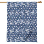 X Cross Denim Jeans Pattern Print House Flag