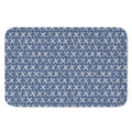 X Cross Denim Jeans Pattern Print Indoor Door Mat
