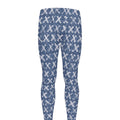 X Cross Denim Jeans Pattern Print Men's Leggings