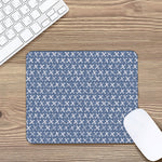 X Cross Denim Jeans Pattern Print Mouse Pad