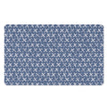 X Cross Denim Jeans Pattern Print Polyester Doormat