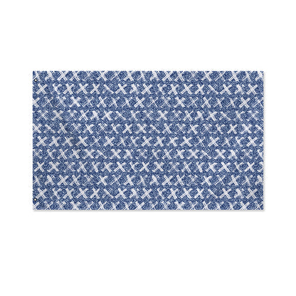 X Cross Denim Jeans Pattern Print Polyester Flag