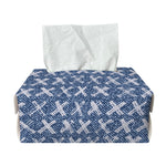 X Cross Denim Jeans Pattern Print Rectangle Tissue Box Cover