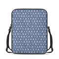 X Cross Denim Jeans Pattern Print Rectangular Crossbody Bag