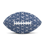 X Cross Denim Jeans Pattern Print Rugby Ball