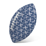 X Cross Denim Jeans Pattern Print Rugby Ball