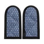 X Cross Denim Jeans Pattern Print Skillet Handle Cover