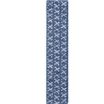 X Cross Denim Jeans Pattern Print Table Runner