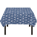 X Cross Denim Jeans Pattern Print Tablecloth
