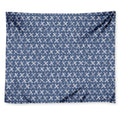 X Cross Denim Jeans Pattern Print Tapestry
