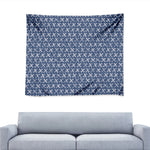X Cross Denim Jeans Pattern Print Tapestry