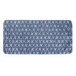 X Cross Denim Jeans Pattern Print Towel