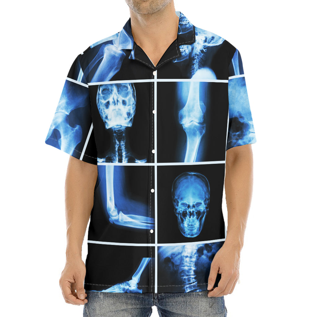 X-Ray Film Radiology Print Aloha Shirt