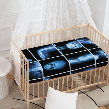 X-Ray Film Radiology Print Baby Crib Sheet