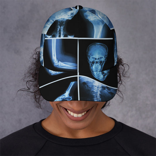 X-Ray Film Radiology Print Baseball Cap