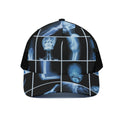 X-Ray Film Radiology Print Black Mesh Trucker Hat