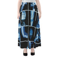 X-Ray Film Radiology Print Chiffon Maxi Skirt