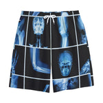 X-Ray Film Radiology Print Cotton Shorts