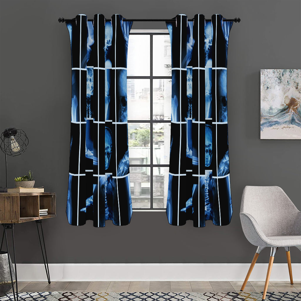 X-Ray Film Radiology Print Curtain