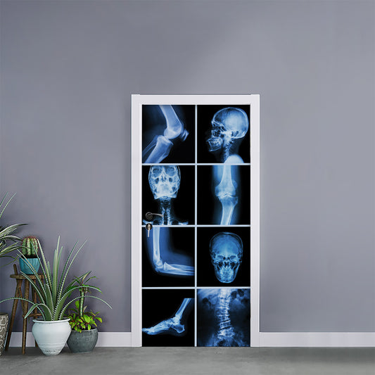 X-Ray Film Radiology Print Door Sticker