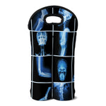 X-Ray Film Radiology Print Double Neoprene Wine Tote
