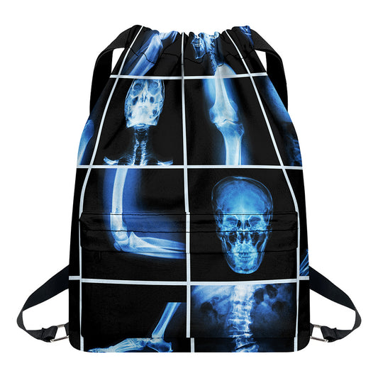 X-Ray Film Radiology Print Drawstring Backpack