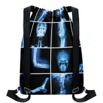X-Ray Film Radiology Print Drawstring Backpack