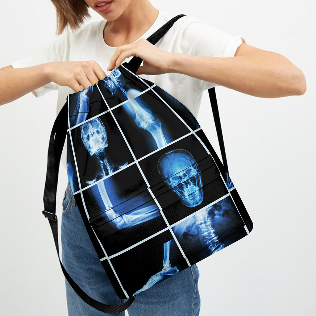 X-Ray Film Radiology Print Drawstring Backpack