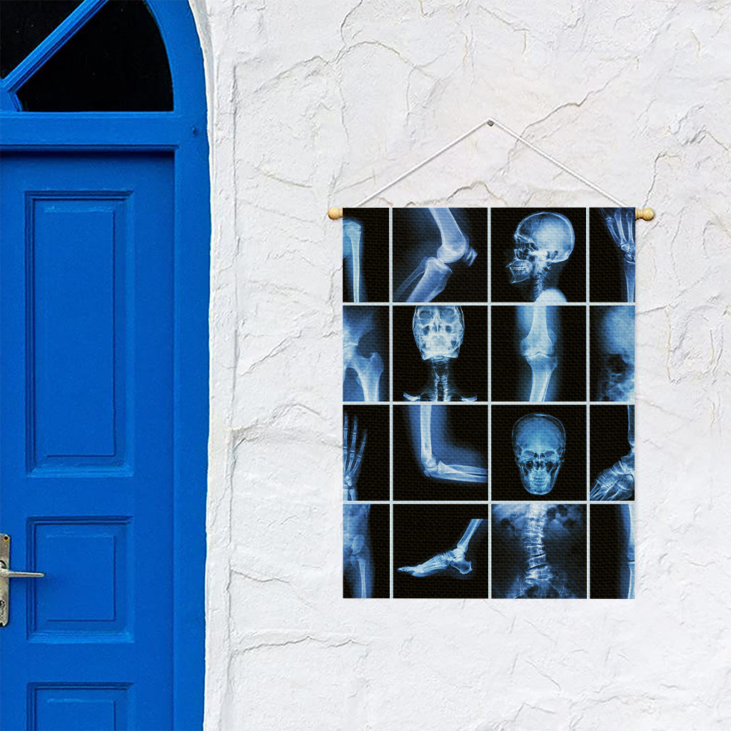 X-Ray Film Radiology Print Garden Flag