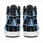 X-Ray Film Radiology Print High Top Leather Sneakers