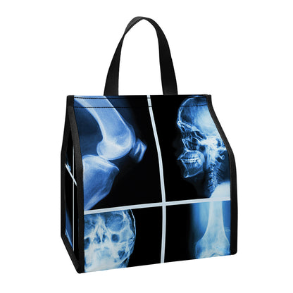 X-Ray Film Radiology Print Insulated Lunch Tote
