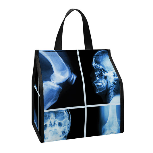 X-Ray Film Radiology Print Insulated Lunch Tote