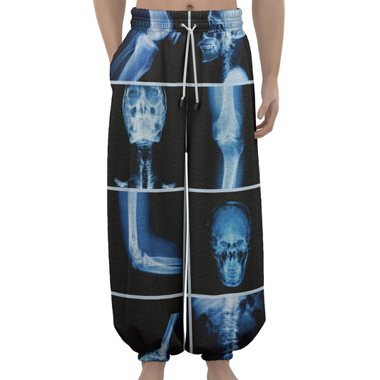 X-Ray Film Radiology Print Lantern Pants