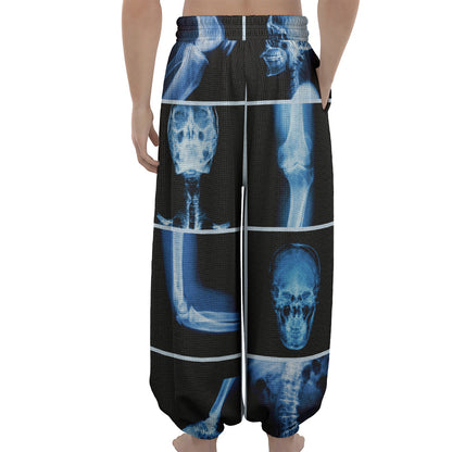 X-Ray Film Radiology Print Lantern Pants