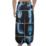 X-Ray Film Radiology Print Lantern Pants