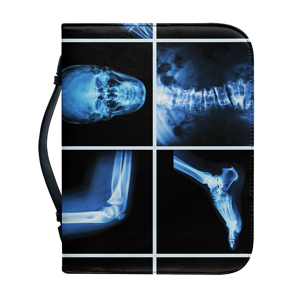 X-Ray Film Radiology Print Leather Bible Cover