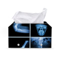 X-Ray Film Radiology Print Leather Tissue Box Cover