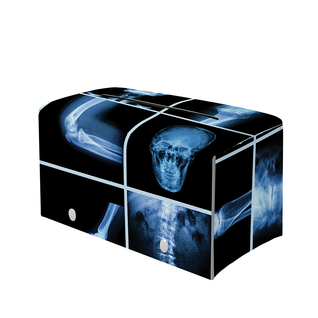 X-Ray Film Radiology Print Leather Tissue Box Cover