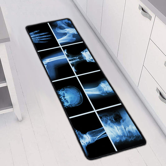 X-Ray Film Radiology Print Long Kitchen Mat