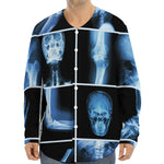 X-Ray Film Radiology Print Long Sleeve Baseball Jersey