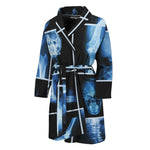 X-Ray Film Radiology Print Men's Bathrobe