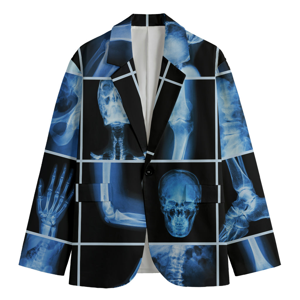 X-Ray Film Radiology Print Men's Blazer