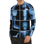 X-Ray Film Radiology Print Men's Long Sleeve Rash Guard