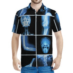 X-Ray Film Radiology Print Men's Polo Shirt