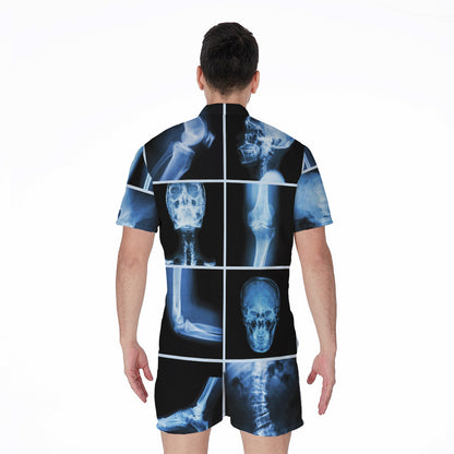 X-Ray Film Radiology Print Men's Rompers