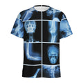 X-Ray Film Radiology Print Men's Athletic T-Shirt