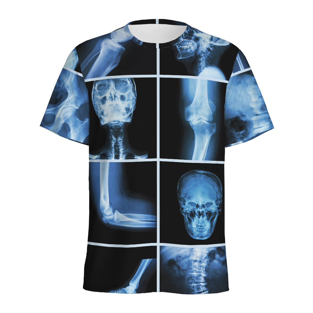 X-Ray Film Radiology Print Men's Sports T-Shirt