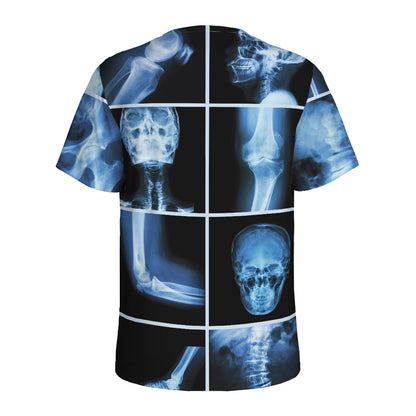 X-Ray Film Radiology Print Men's Sports T-Shirt