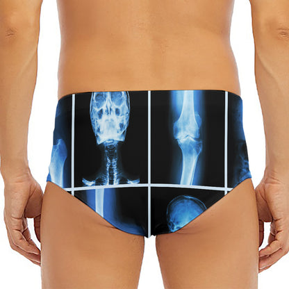 X-Ray Film Radiology Print Men's Triangle Swim Briefs