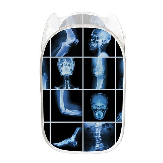 X-Ray Film Radiology Print Mesh Laundry Hamper